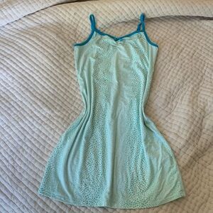 sleep Dress like new light blue and white super soft Size Medium
